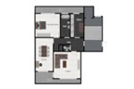 Provisionsfrei* Lichtdurchflutete 3-Zimmer-Wohnung mit zwei Balkonen - Etagenwohnung Gummersbach Hesselbach | Angebot:27260040