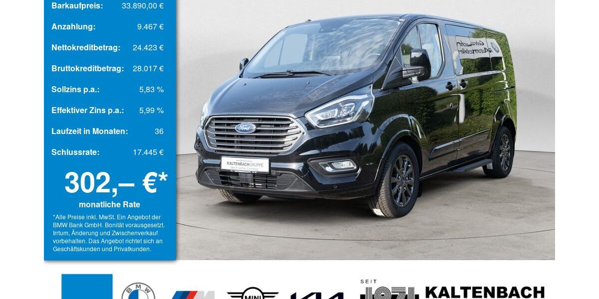 Ford Tourneo Custom 26.000 km 32.390 &euro; Waldbröl 51545