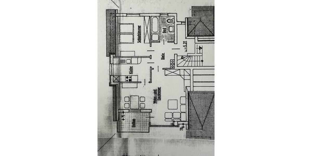 Dachgeschoßwohnung Gummersbach - 2 Zimmer, 60 m&sup2;, 169.000&euro; | Angebot:27544218