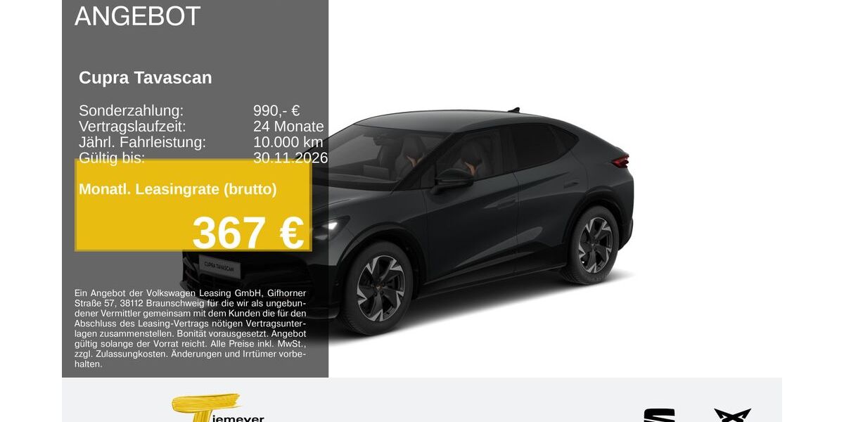 Cupra Tavascan 10.365 km 40.690 &euro; Lüdenscheid 58513