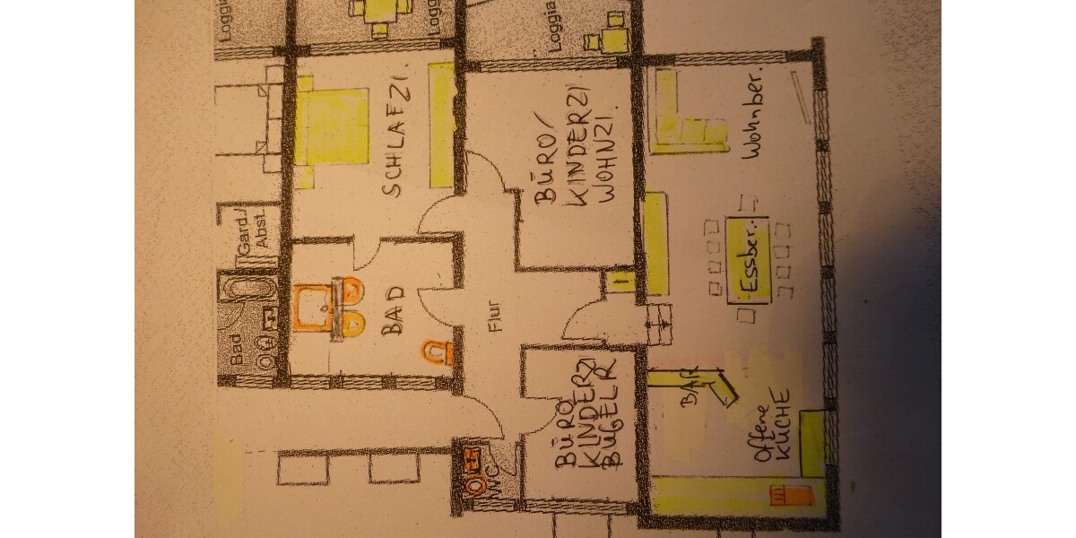 4 Zimmer, Küche, Bad, Gäste-WC, 2x Balkon SW. EGre - 4- Lüdenscheid Brügge | Angebot:27142339