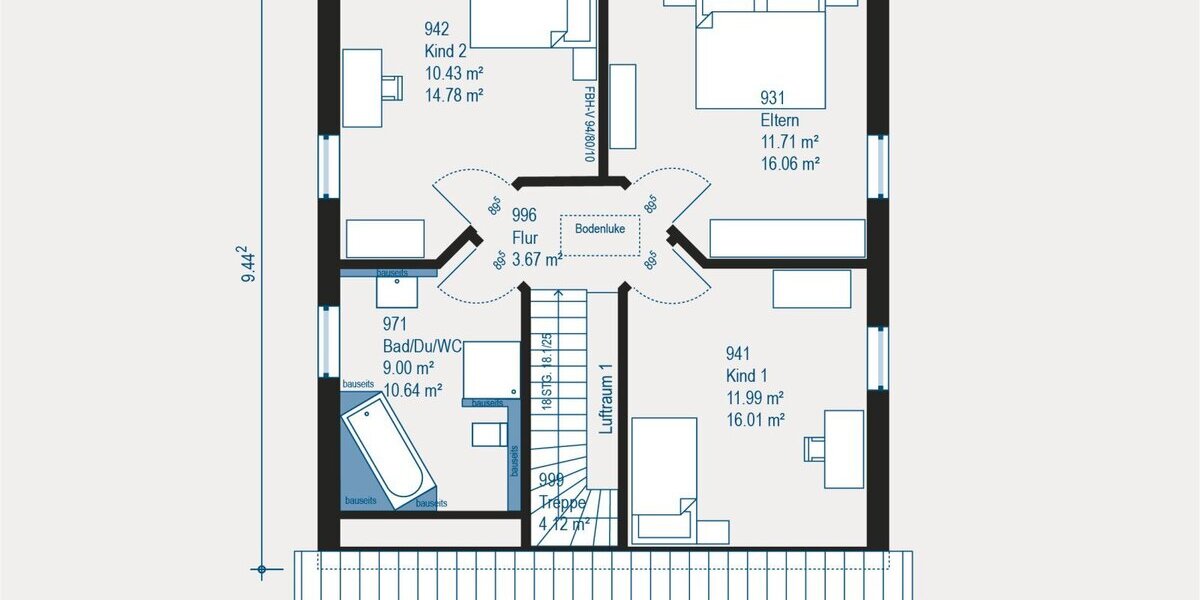 Individuell geplantes Einfamilienhaus in Windeck - Flexibles Wohnen mit allkauf Dienstleistungspaket Pro Time für Heimwerker - Einfamilienhaus Windeck | Angebot:27301866