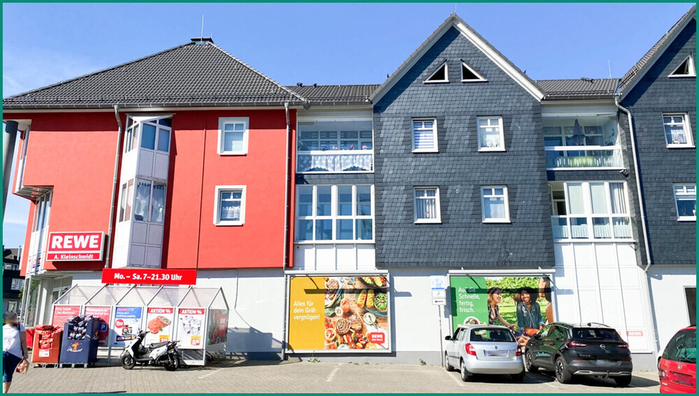 PROVISIONSFREI ! SEHR GUT GESCHNITTENE 3-ZIMMER-WOHNUNG MIT GARAGE IM STADTZENTRUM VON RADEVORMWALD - Etagenwohnung Radevormwald Innenstadt | Angebot:25542525