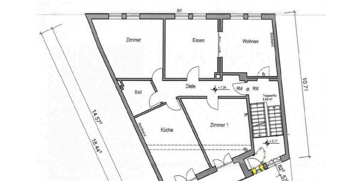 Etagenwohnung Wermelskirchen - 3.5 Zimmer, 108 m&sup2;, 1.150&euro; | Angebot:27584954