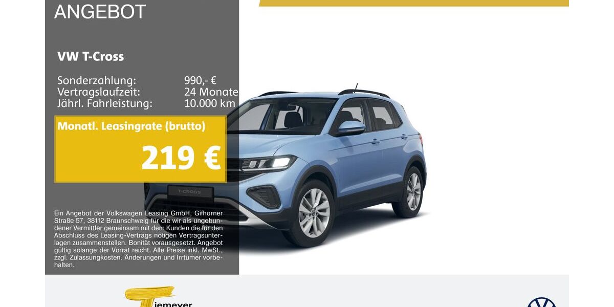 VW T-Cross 13.094 km 22.980 &euro; Lüdenscheid 58507