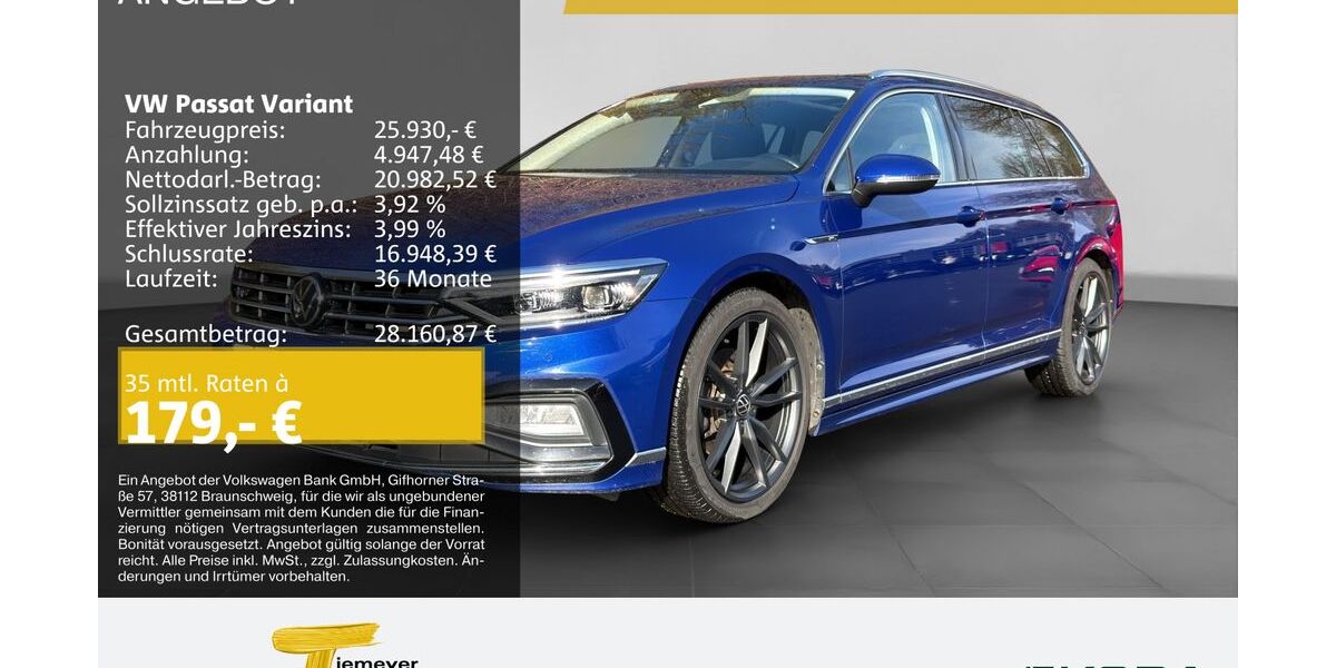 VW Passat Variant 63.078 km 25.930 &euro; Werdohl 58791