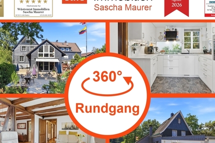 Mit 3D: Naturnah wohnen mit Freiraum – Charaktervolles Einfamilienhaus auf großzügigem Grundstück - Haus Wermelskirchen | Angebot:27350972