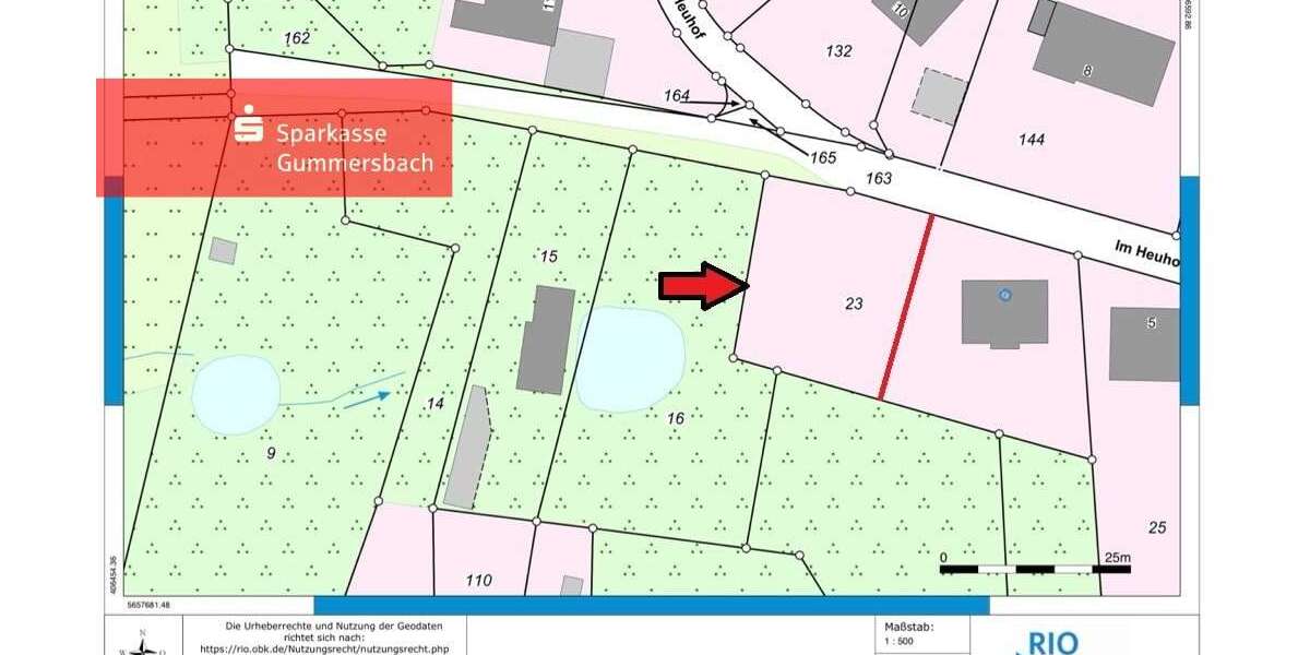 Grundstück Gummersbach Hepel - 89.000&euro; | Angebot:9371607