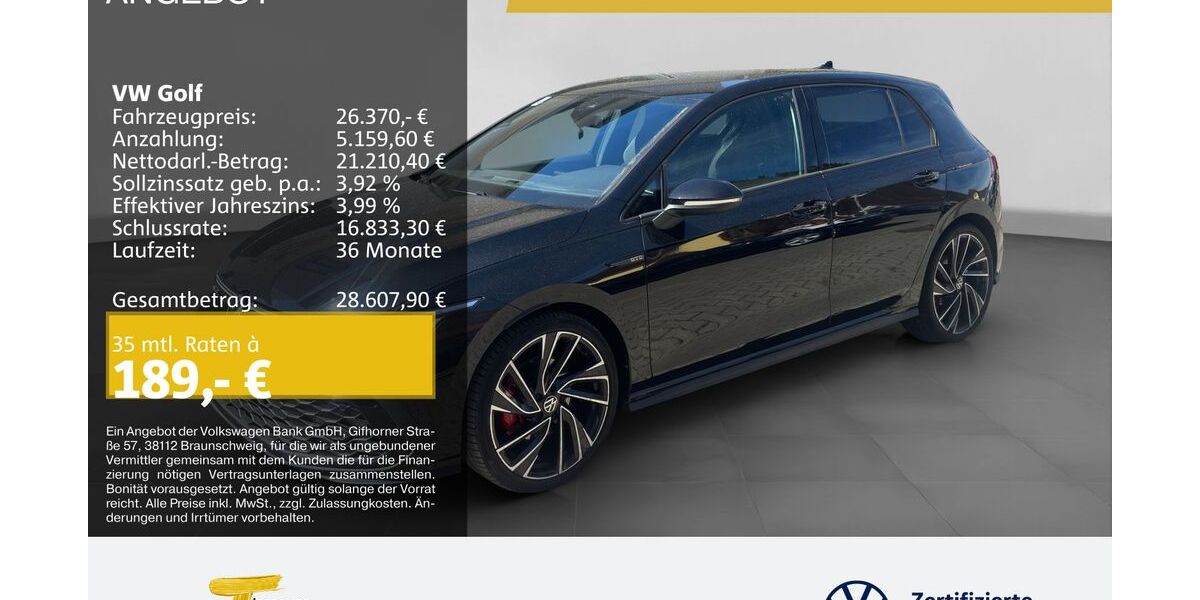 VW Golf 86.799 km 26.370 &euro; Plettenberg 58840