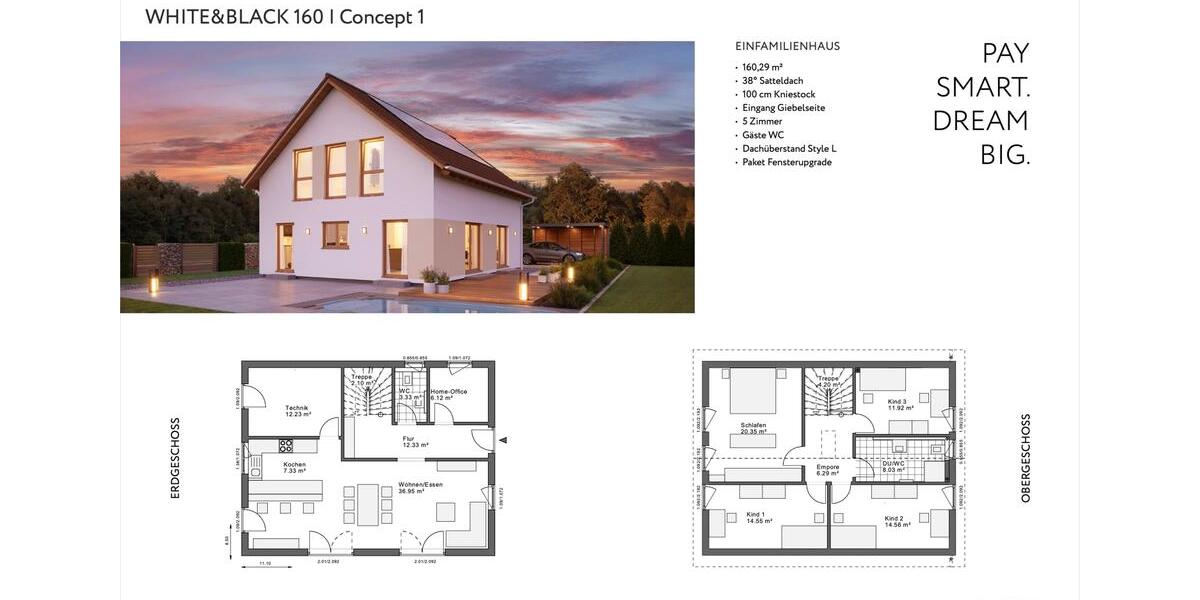 Einfamilienhaus Eitorf - 5 Zimmer, 160 m&sup2;, 2.355&euro; | Angebot:24532405