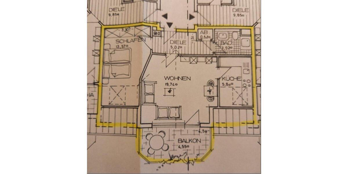 Dachgeschoßwohnung Lüdenscheid Brügge - 2 Zimmer, 63 m&sup2;, 159.500&euro; | Angebot:27508664