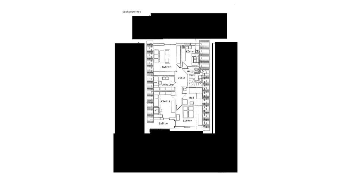 Dachgeschoßwohnung Overath - 4 Zimmer, 83 m&sup2;, 800&euro; | Angebot:25961541