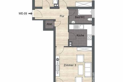 Wohnung Lüdenscheid Wehberg - 3 Zimmer, 69 m&sup2;, 92.500&euro; | Angebot:26595982