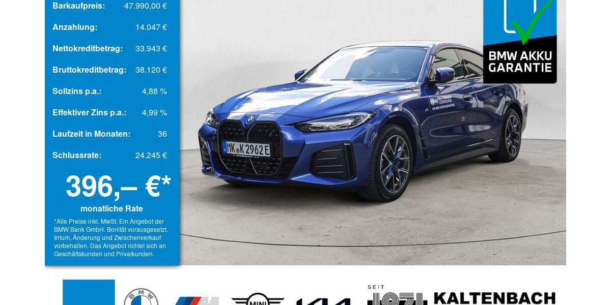 BMW i4 11.742 km 47.990 &euro; Olpe 57462