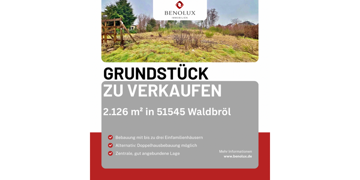 Grundstück waldbröl - 170.000&euro; | Angebot:24649395