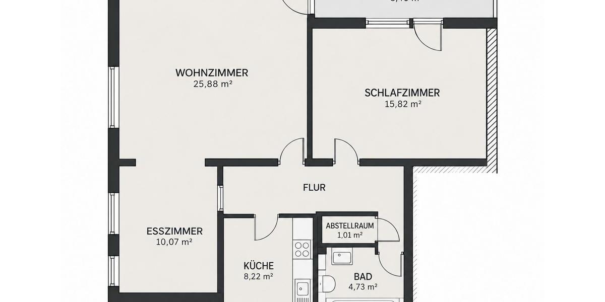 Dachgeschoßwohnung Lüdenscheid Othlinghausen - 2 Zimmer, 76 m&sup2;, 1.250&euro; | Angebot:27586202
