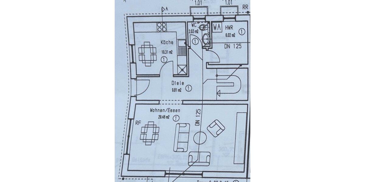 Etagenwohnung Nümbrecht - 4 Zimmer, 115 m&sup2;, 1.300&euro; | Angebot:27564390