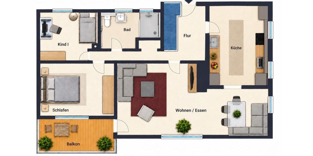 Einfamilienhaus Reichshof - 7 Zimmer, 128 m&sup2;, 1.400&euro; | Angebot:27618836