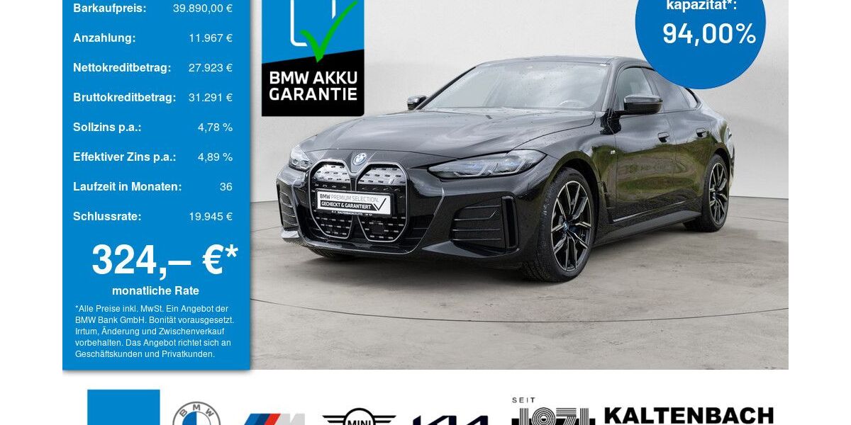 BMW i4 37.856 km 38.890 &euro; Waldbröl 51545