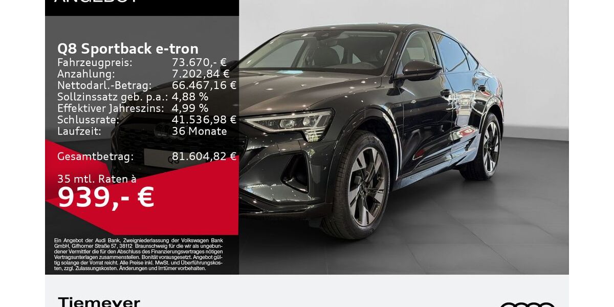 Audi Q8 e-tron 9.990 km 72.490 &euro; Plettenberg 58840
