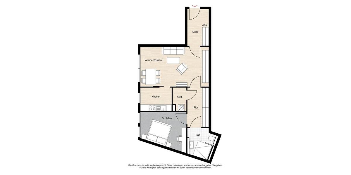 Etagenwohnung Lüdenscheid Staberg - 2.5 Zimmer, 68 m&sup2;, 548&euro; | Angebot:25378975