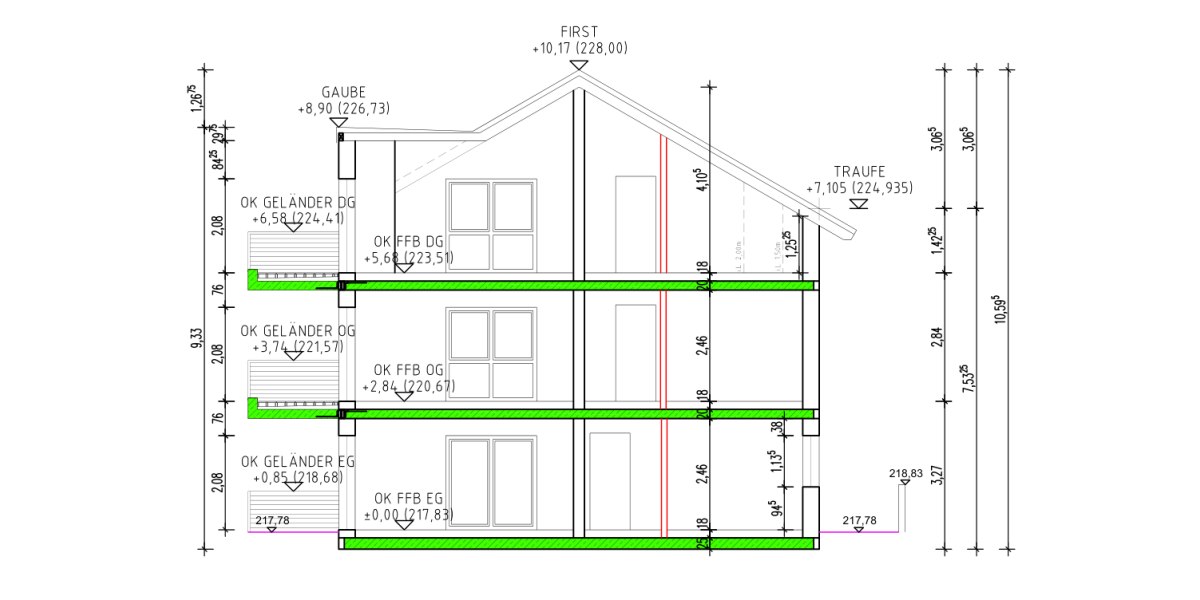 Provisionsfrei* Neubau 3 Familienhaus 300qm Wiehl-Hückhausen - sofortiger Baustart - Grundstück Wiehl Wiehlsiefen | Angebot:25570794