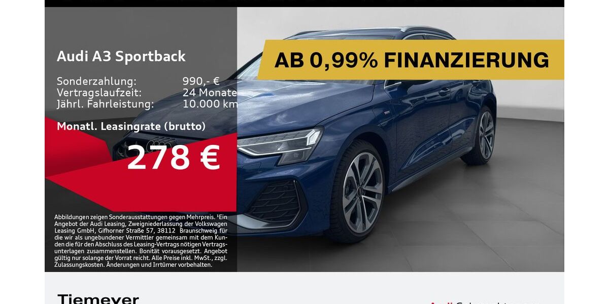 Audi A3 5.388 km 35.880 &euro; Lüdenscheid 58511