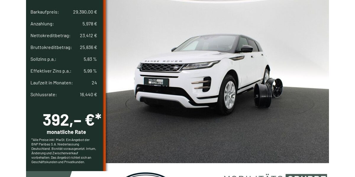 Land Rover Range Rover Evoque 46.410 km 28.890 &euro; Engelskirchen 51766