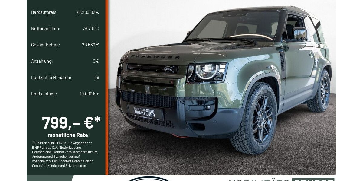 Land Rover Defender 2.500 km 78.200 &euro; Engelskirchen 51766