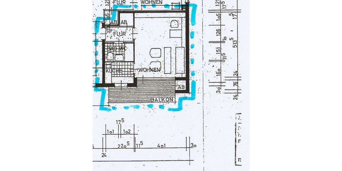 Etagenwohnung Wermelskirchen - 1 Zimmer, 34 m&sup2;, 350&euro; | Angebot:26977310