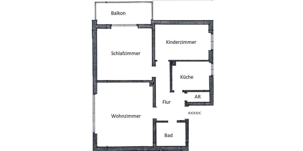 Etagenwohnung Kierspe Kierspe Bahnhof - 3 Zimmer, 70 m&sup2;, 525&euro; | Angebot:25802351