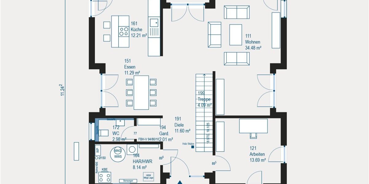 Villa in Windeck - Individuell geplant, meisterhaft umgesetzt - Villa Windeck | Angebot:27302034