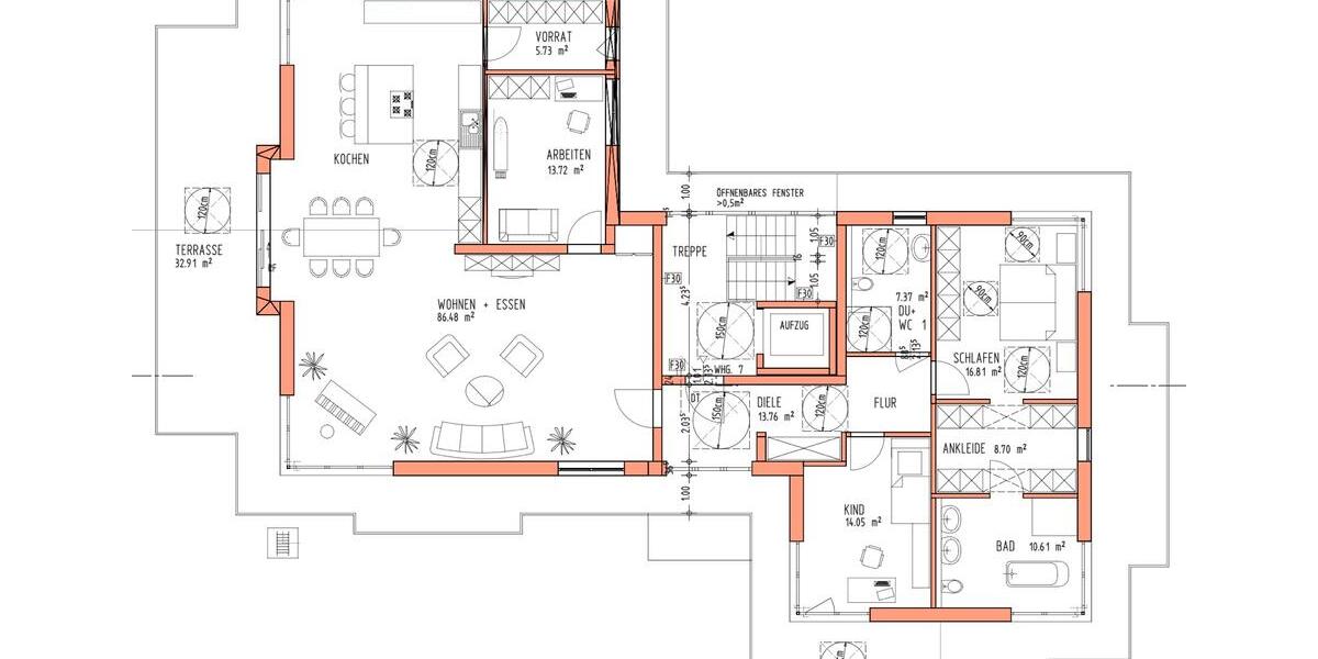 Einfamilienhaus Eitorf - 4.5 Zimmer, 210 m&sup2;, 2.700&euro; | Angebot:27596313