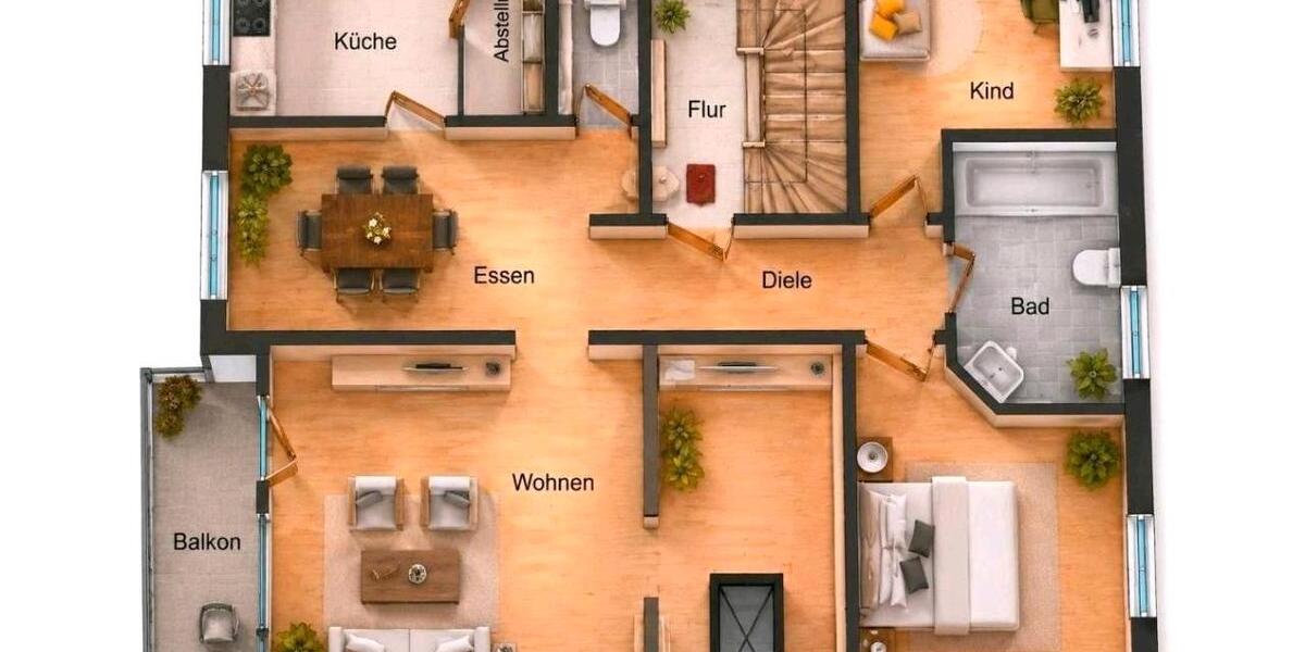 Dachgeschoßwohnung Ruppichteroth - 3.5 Zimmer, 106 m&sup2;, 240.000&euro; | Angebot:26545172