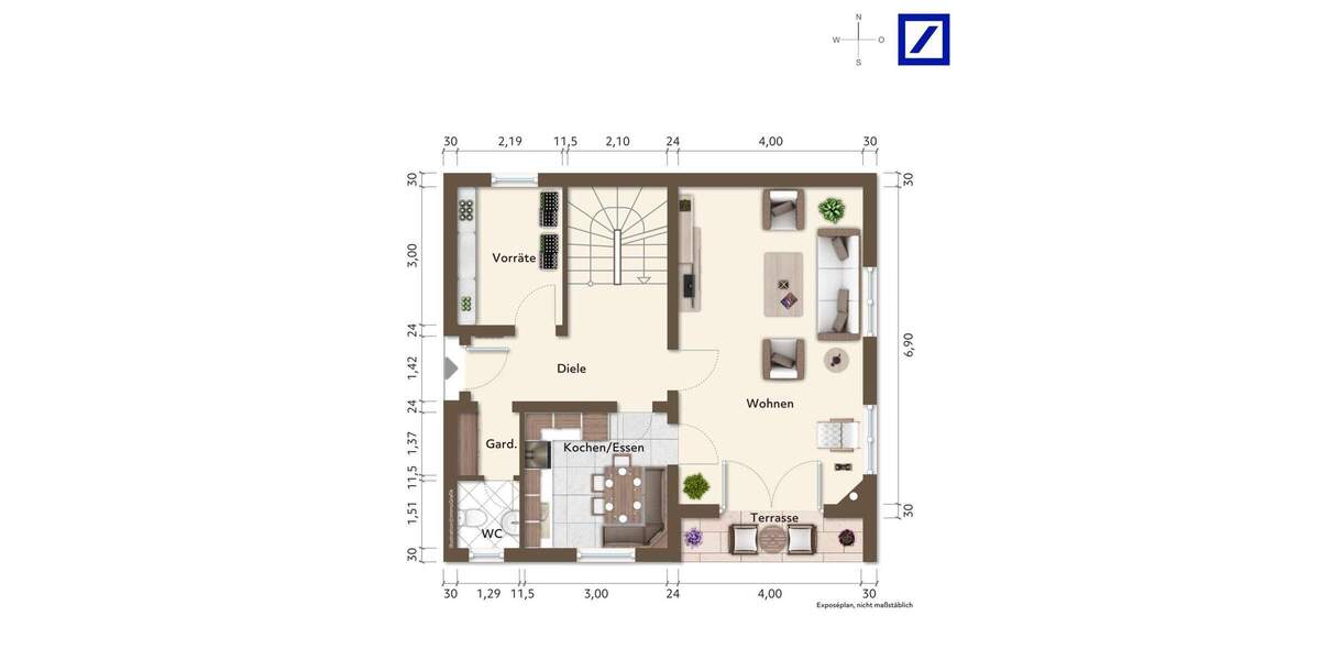 Einfamilienhaus Wissen - 4 Zimmer, 100 m&sup2;, 249.000&euro; | Angebot:25685709