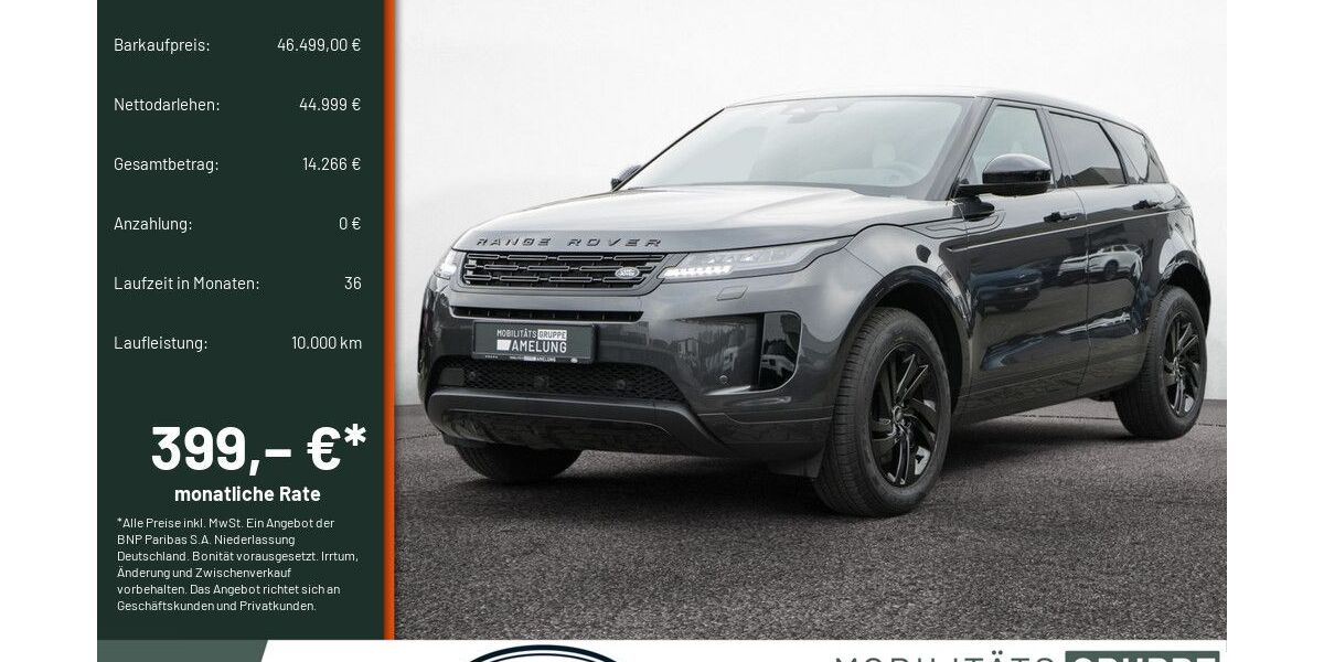 Land Rover Range Rover Evoque 9.400 km 45.900 &euro; Engelskirchen 51766