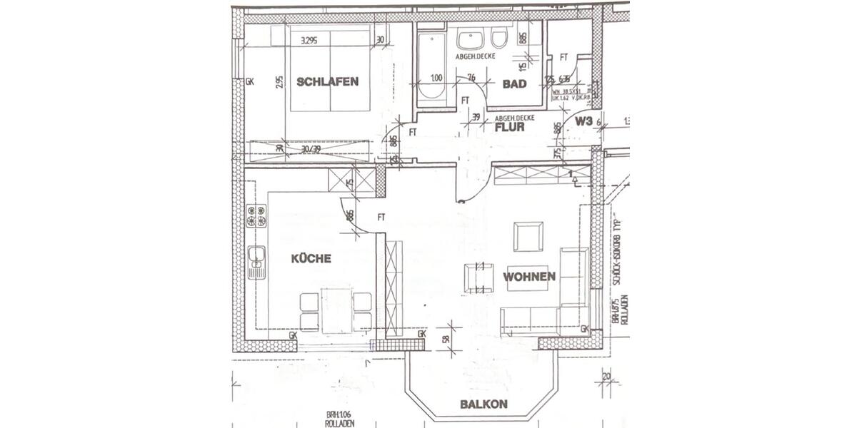 Etagenwohnung Gummersbach Berstig Süd - 2 Zimmer, 71 m&sup2;, 815&euro; | Angebot:25750085