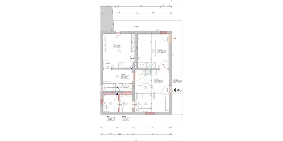 Etagenwohnung Engelskirchen - 2 Zimmer, 40 m&sup2;, 590&euro; | Angebot:25825841