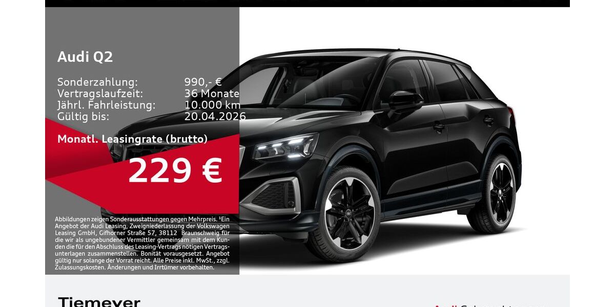 Audi Q2 6.462 km 28.550 &euro; Plettenberg 58840