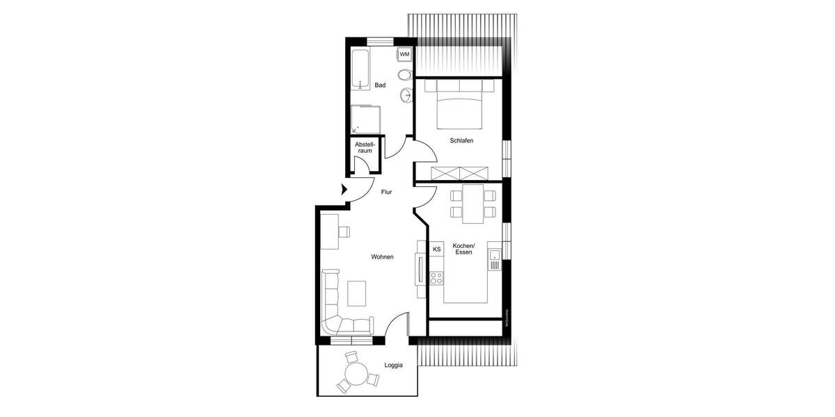 Etagenwohnung Attendorn - 2 Zimmer, 74 m&sup2;, 214.500&euro; | Angebot:25679902