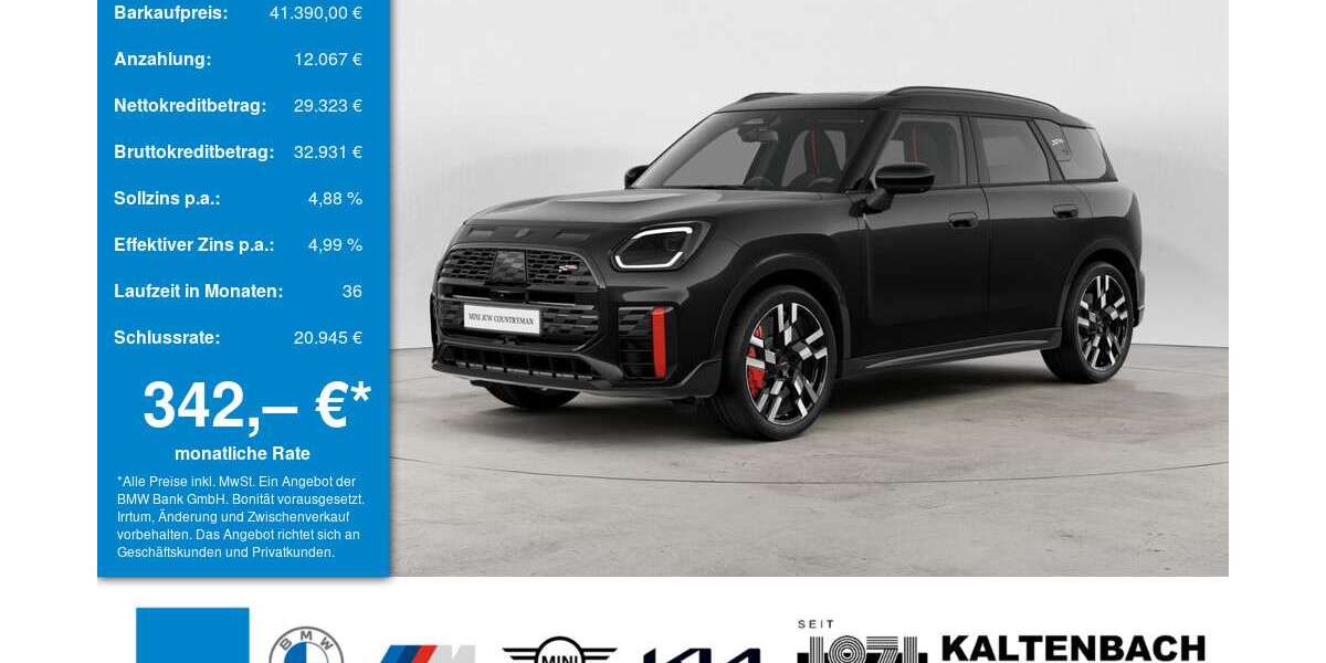 Mini John Cooper Works Countryman 26.092 km 41.390 &euro; Overath-Vilkerath 51491