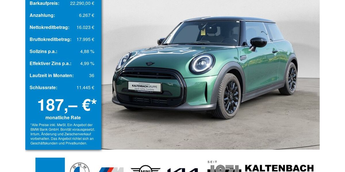 Mini Cooper 37.350 km 21.890 &euro; Overath-Vilkerath 51491
