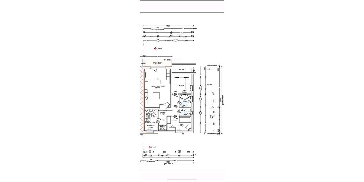 Dachgeschoßwohnung Waldbröl - 3 Zimmer, 75 m&sup2;, 950&euro; | Angebot:27564627