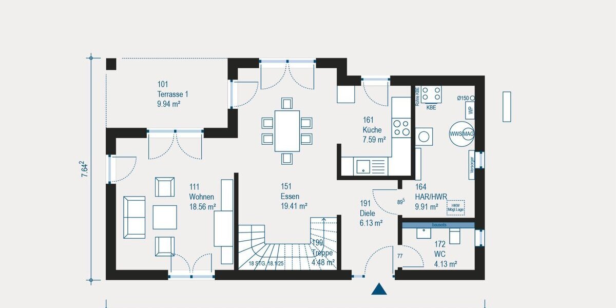 Individuelle Stadtvilla in Windeck - Ihr maßgeschneidertes Zuhause mit allkauf Servicepaket für Heimwerker - Villa Windeck | Angebot:27302040