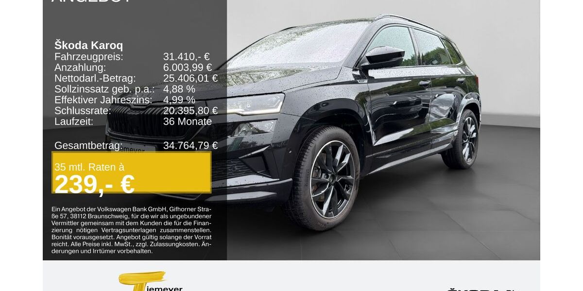 Skoda Karoq 85.869 km 30.880 &euro; Werdohl 58791