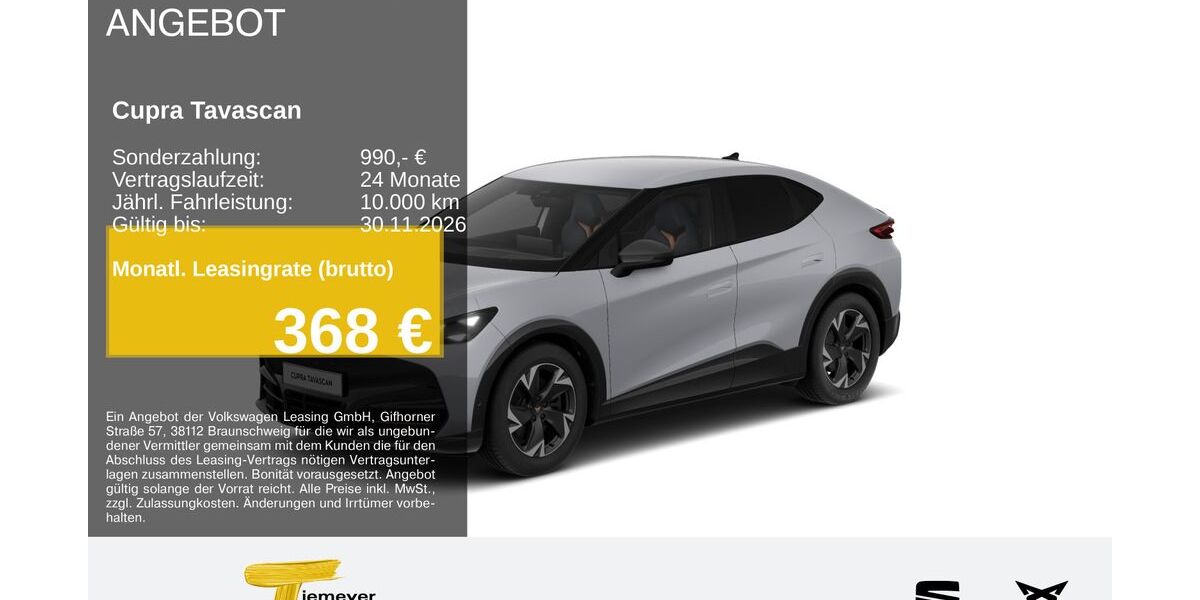 Cupra Tavascan 11.489 km 41.030 &euro; Lüdenscheid 58513