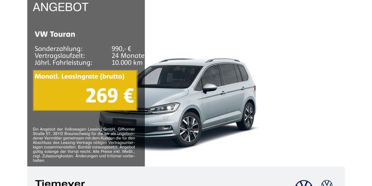 VW Touran 5.139 km 37.370 &euro; Plettenberg 58840