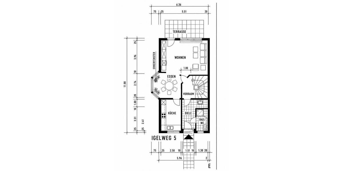 Reihenendhaus Wermelskirchen - 6 Zimmer, 155 m&sup2;, 2.490&euro; | Angebot:26885025