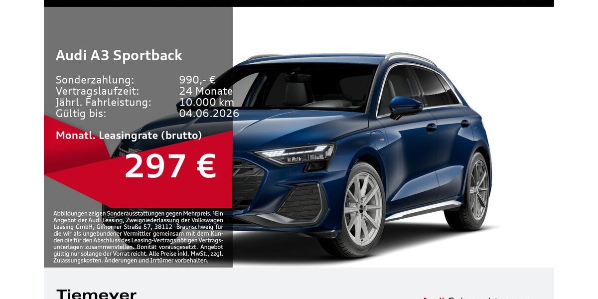 Audi A3 5.388 km 39.480 &euro; Lüdenscheid 58511