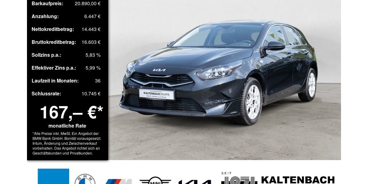 Kia ceed / Ceed 20.417 km 19.890 &euro; Wiehl 51674